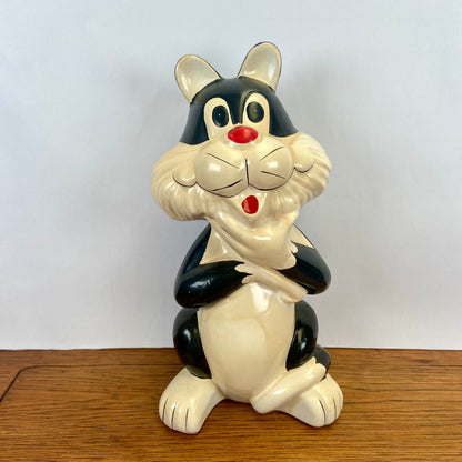 Grote vintage spaarpot Sylvester