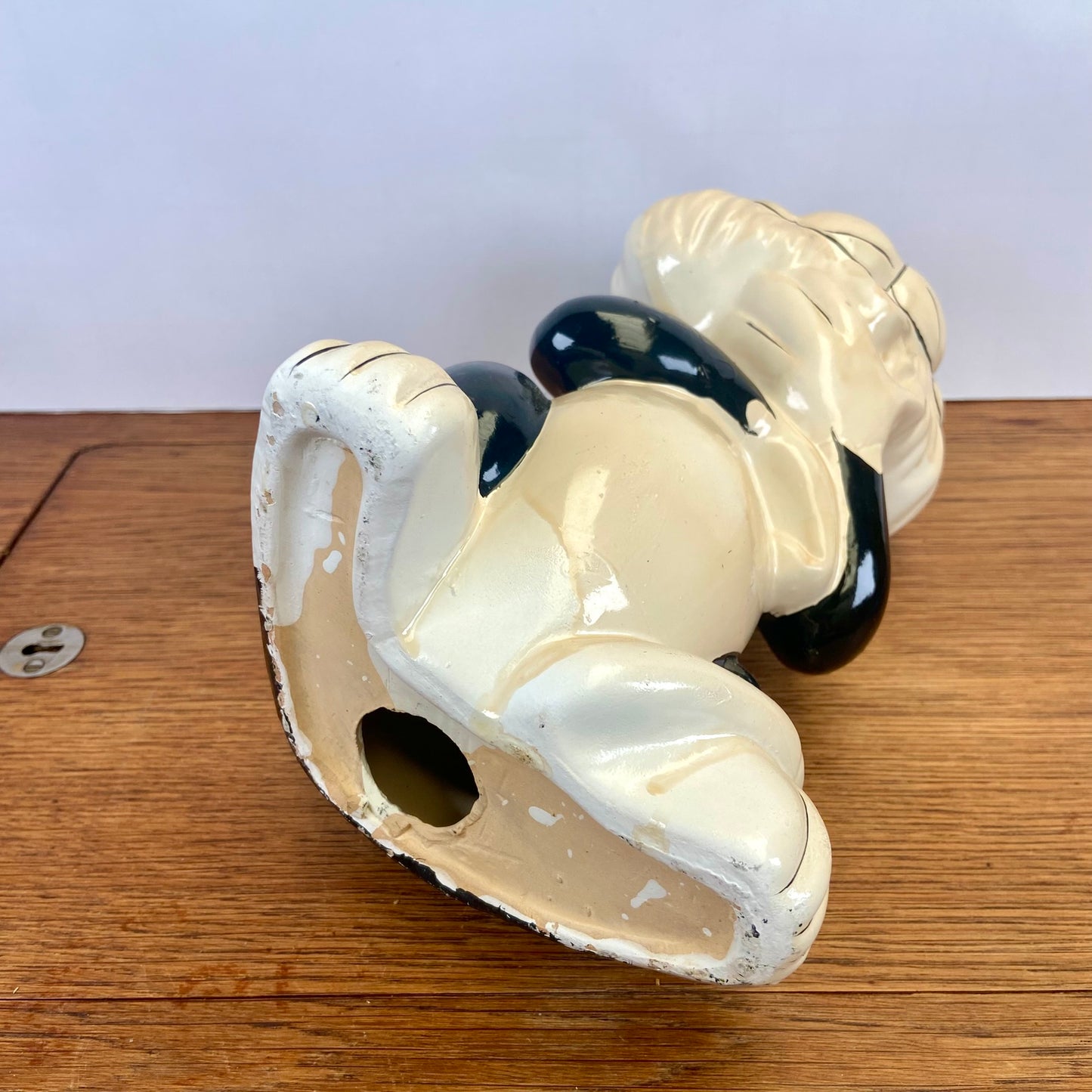 Grote vintage spaarpot Sylvester