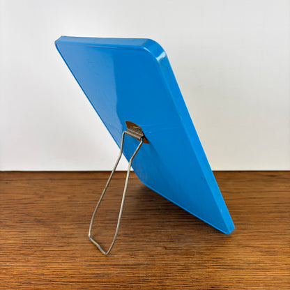 Vintage spiegeltje staand blauw