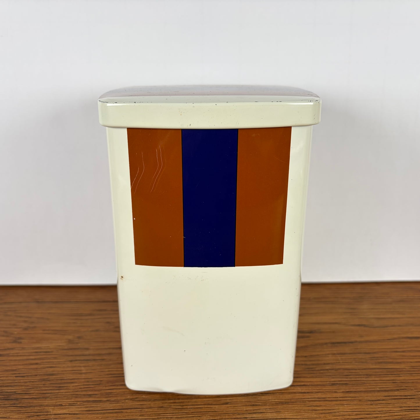 Vintage blik Simel bruin