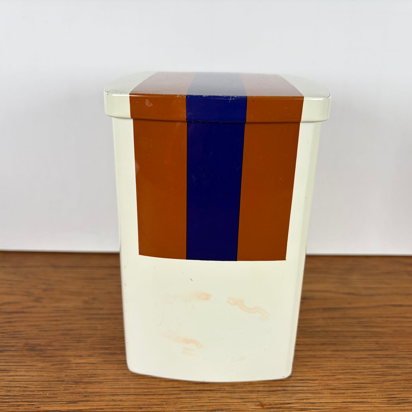 Vintage blik Simel bruin