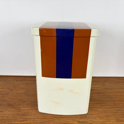 Vintage blik Simel bruin