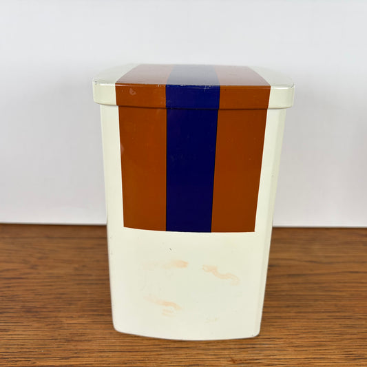 Vintage blik Simel bruin