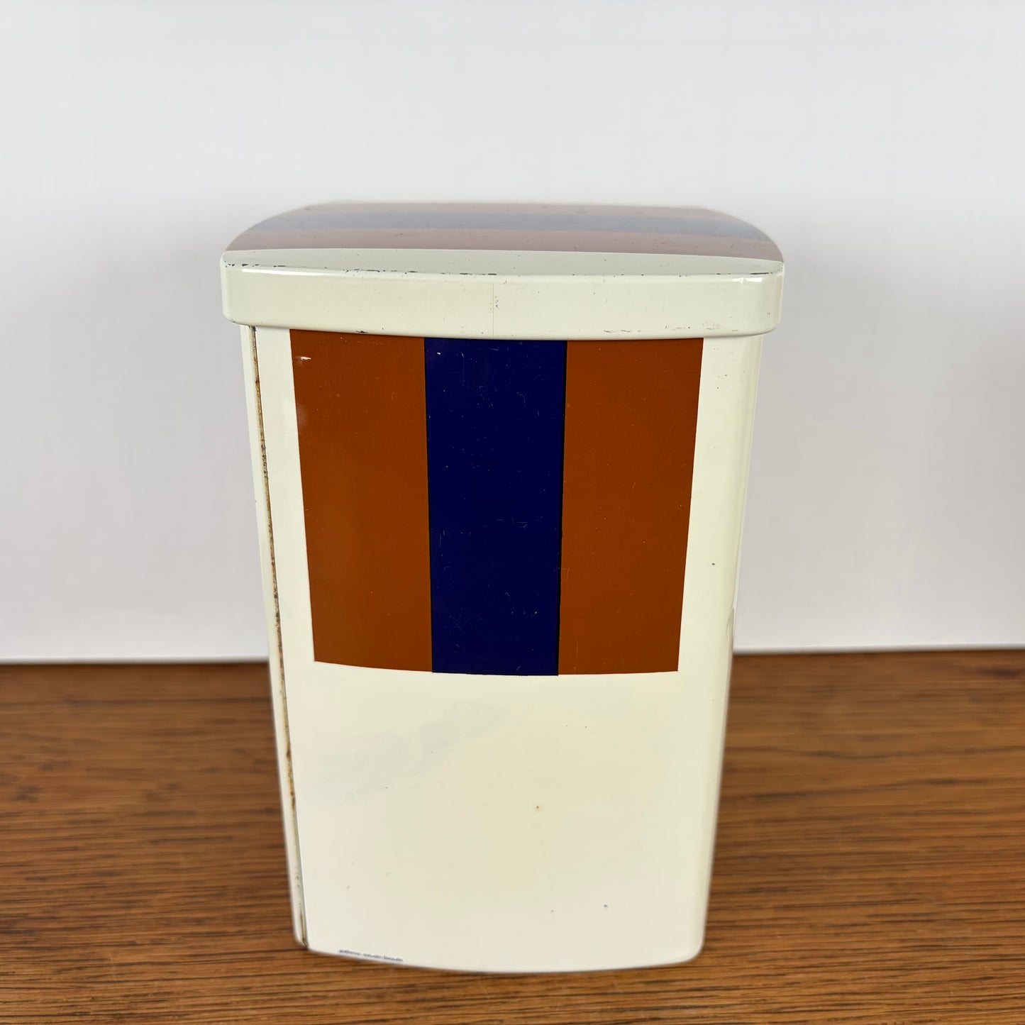 Vintage blik Simel bruin
