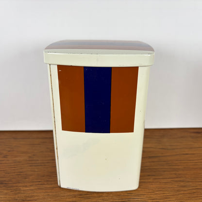 Vintage blik Simel bruin