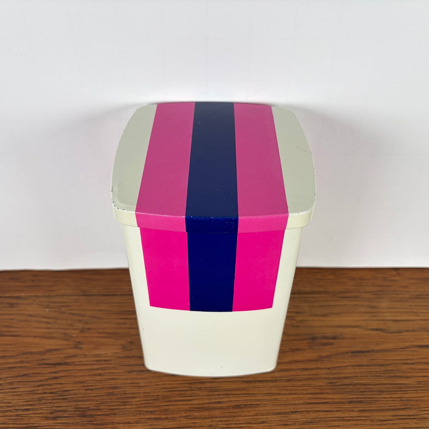 Vintage blik Simel roze