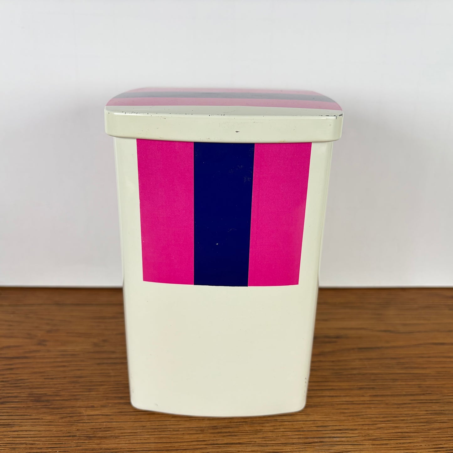 Vintage blik Simel roze