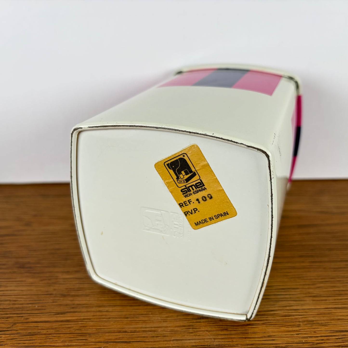 Vintage blik Simel roze