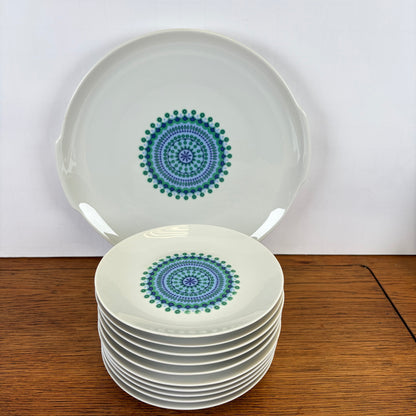 Vintage gebakstel Winterling