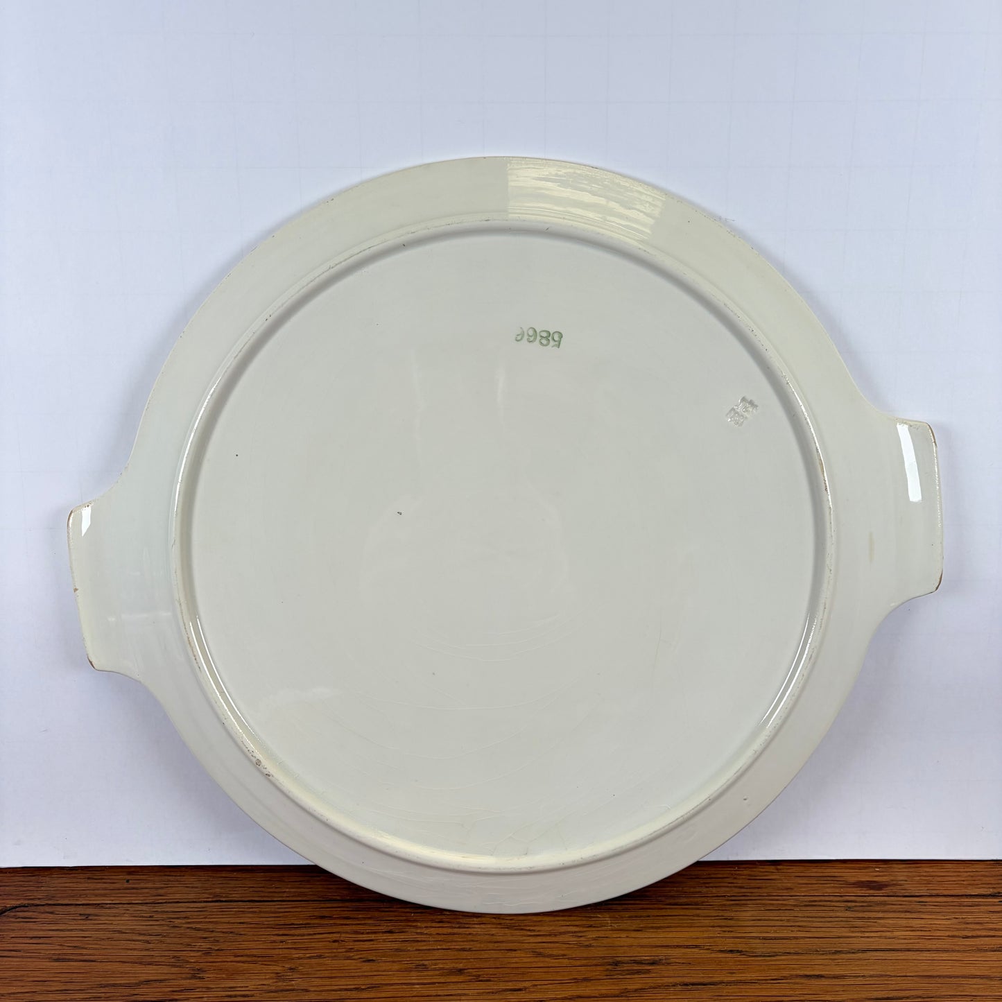 Vintage taartschaal geruit