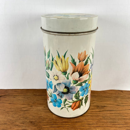 Vintage bloemen blik Ark