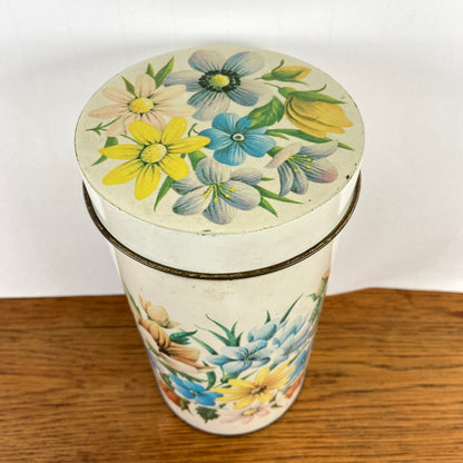 Vintage bloemen blik Ark