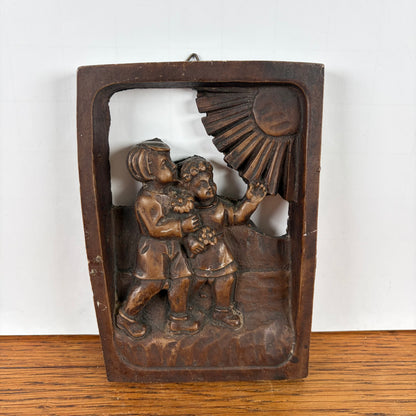 Vintage muurhanger kindjes