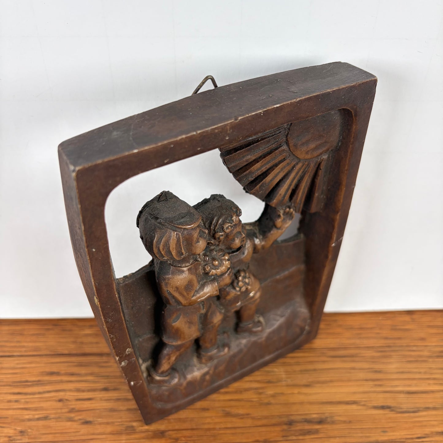 Vintage muurhanger kindjes