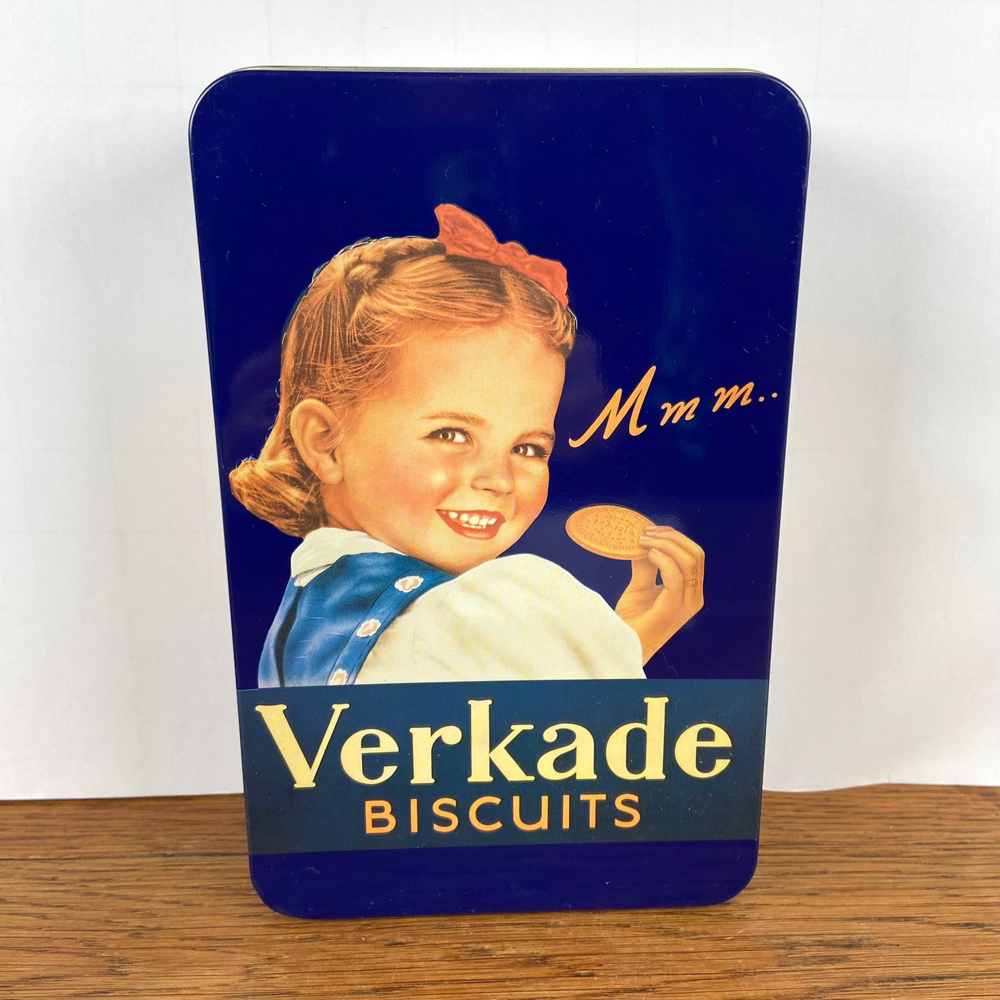 Vintage koekblik van Verkade