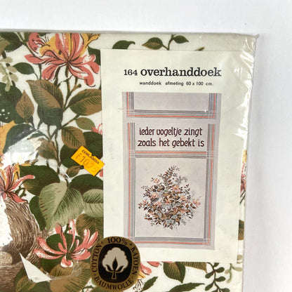 Vintage overhanddoek voor keukenrek