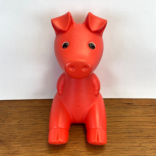 Vintage spaarvarken Ikea rood