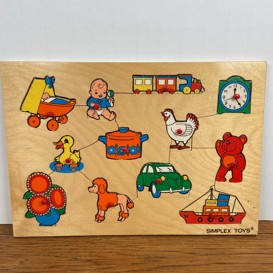 Vintage houten puzzel