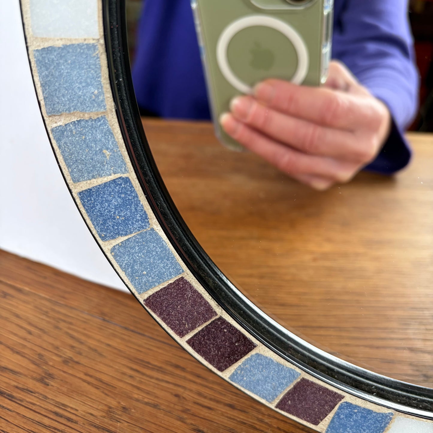 Vintage mozaïek spiegel