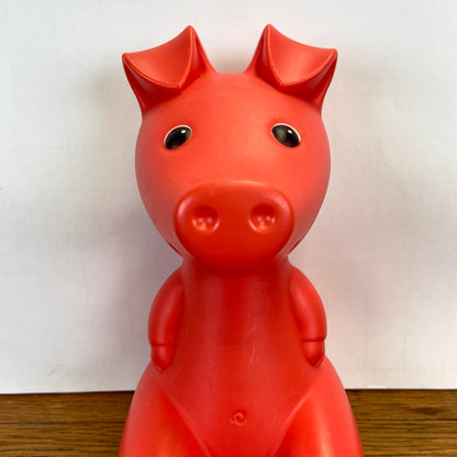 Vintage spaarvarken Ikea rood