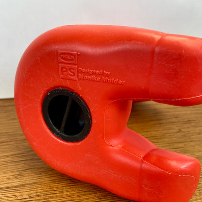 Vintage spaarvarken Ikea rood