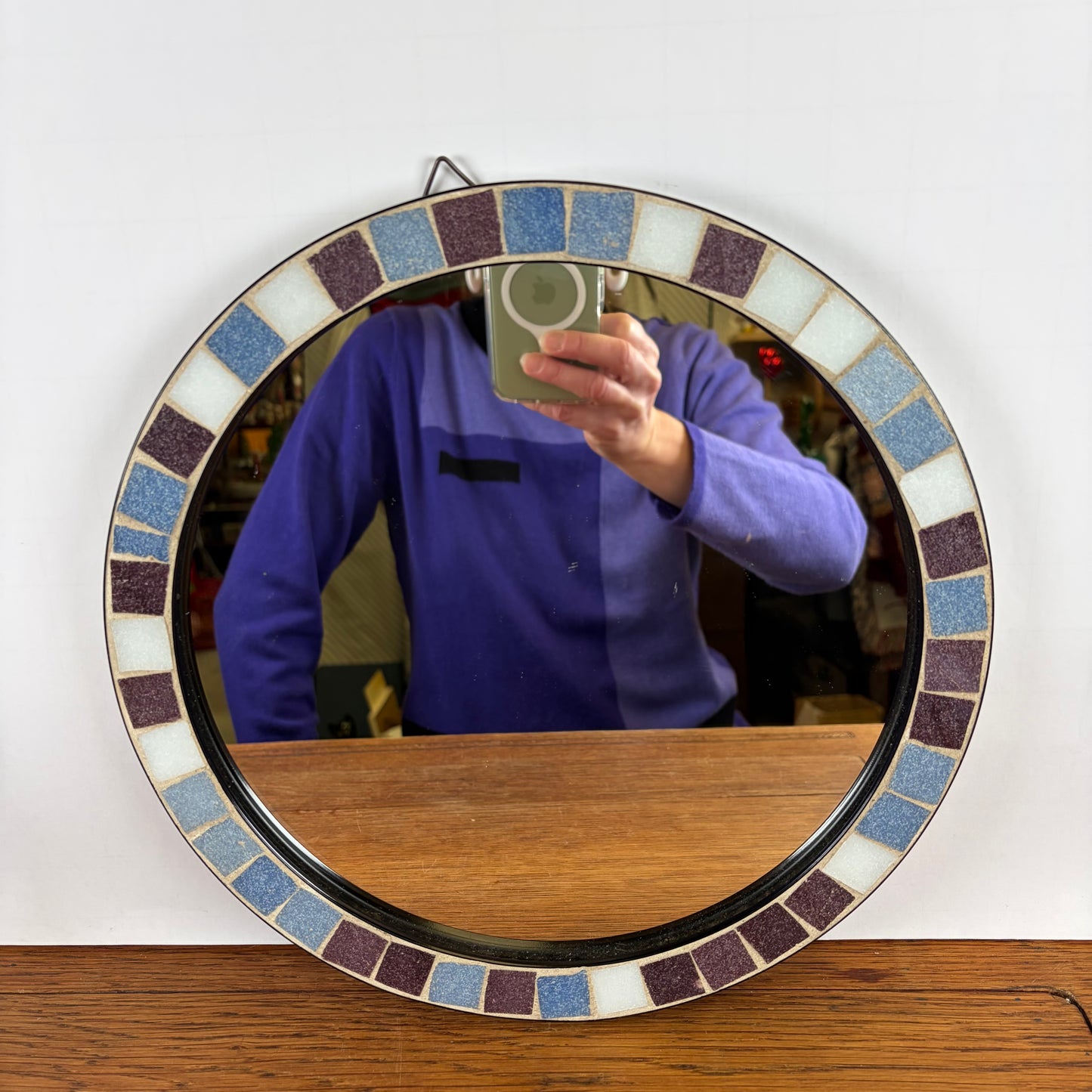 Vintage mozaïek spiegel