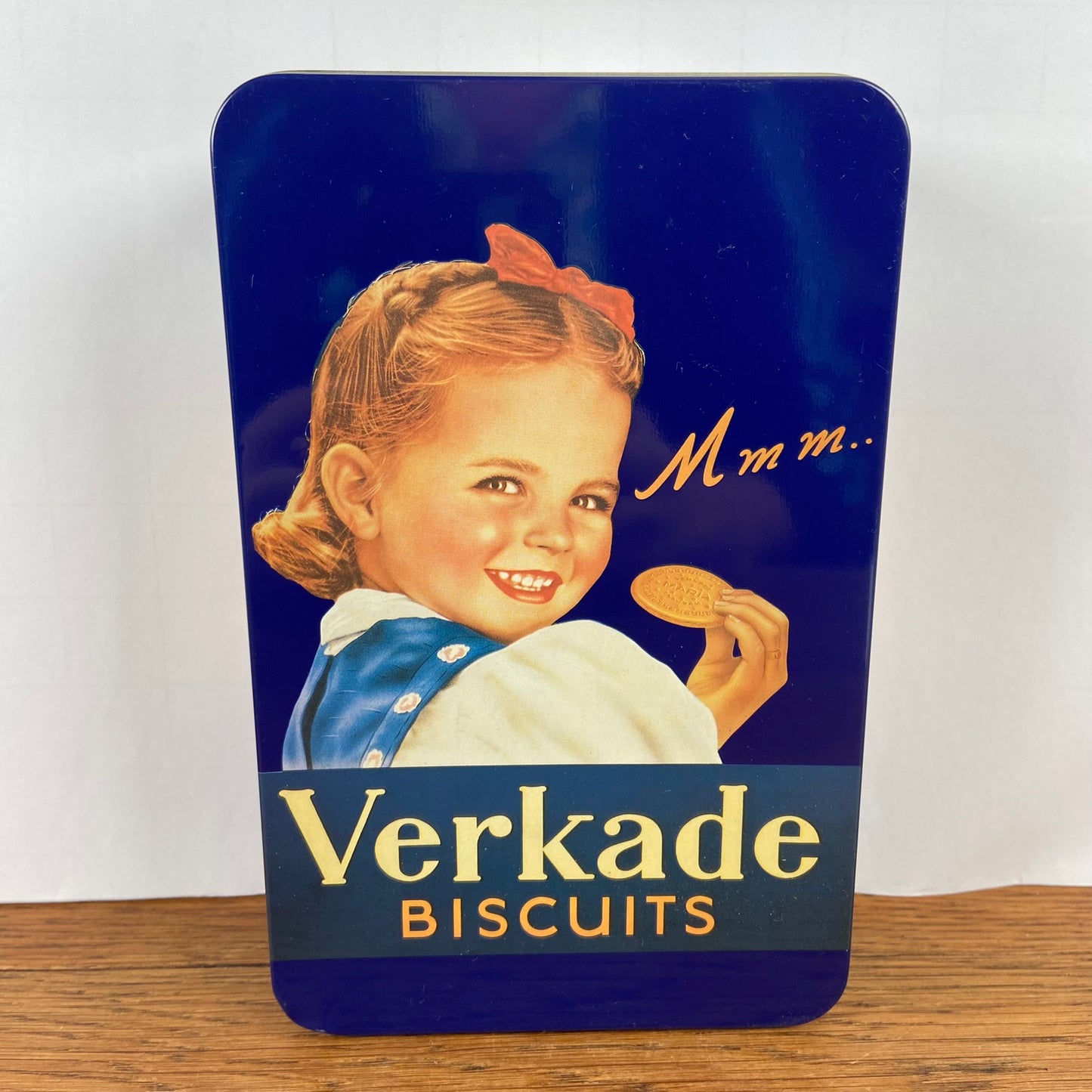 Vintage koekblik van Verkade