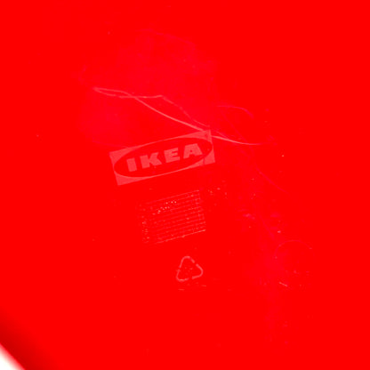 Ikea wandlamp rood hart
