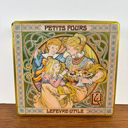 Vintage blik Petit Fours