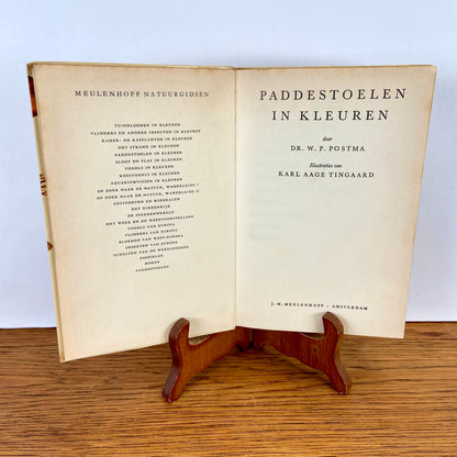 Vintage boekje Paddestoelen in kleuren