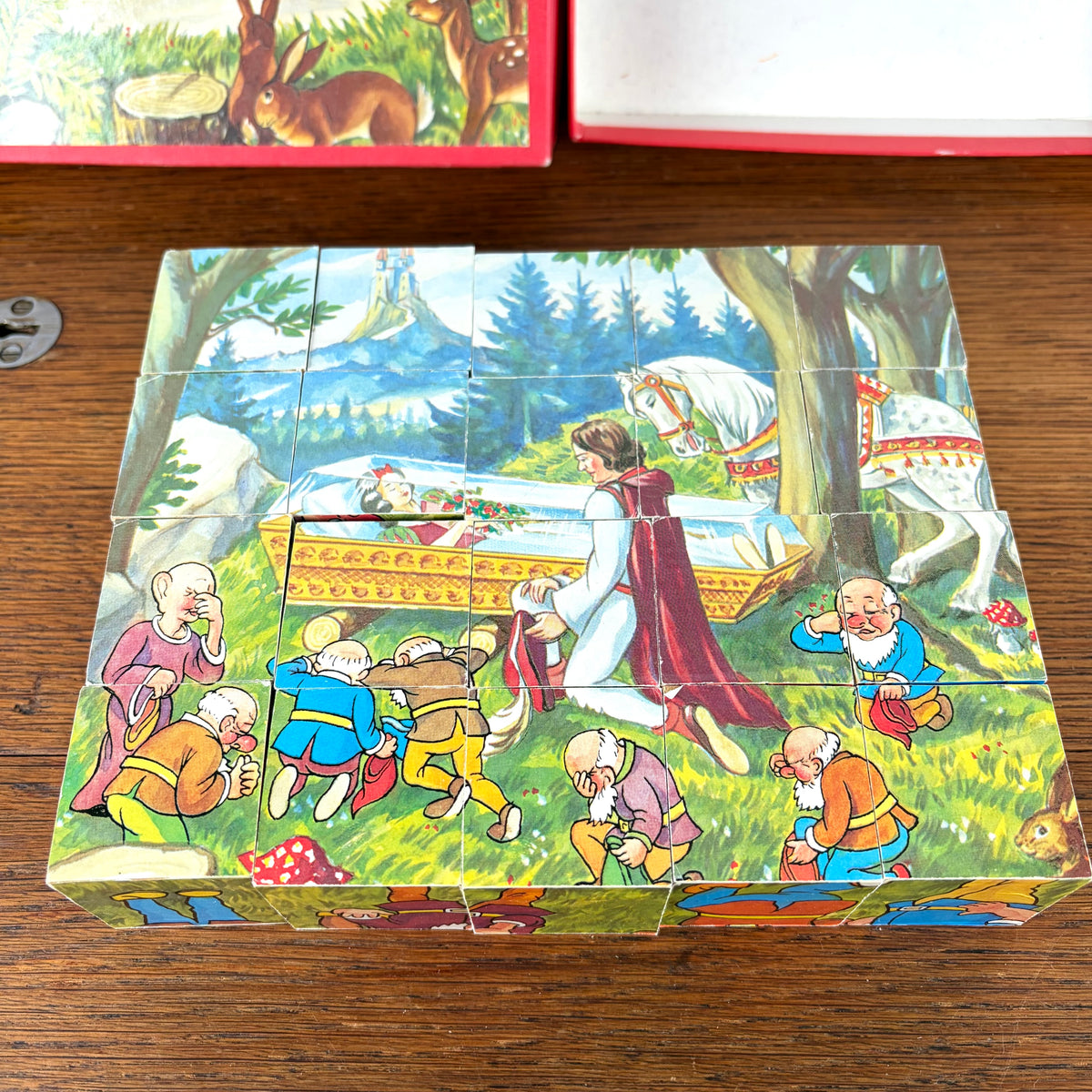 Vintage blokken puzzel