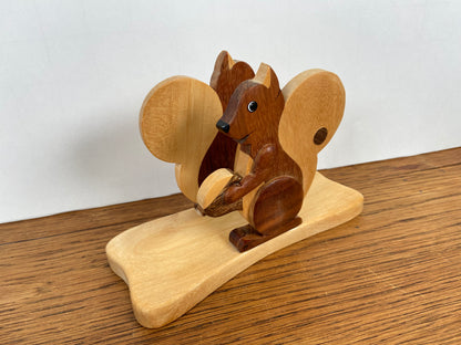Houten servethouder Eekhoorn
