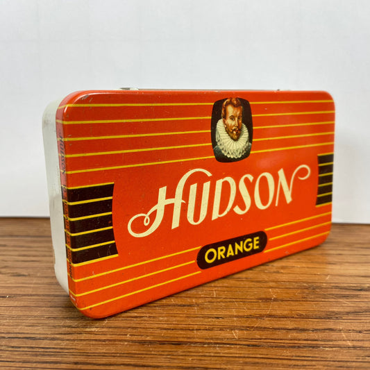 Oranje Hudson sigaren blikje