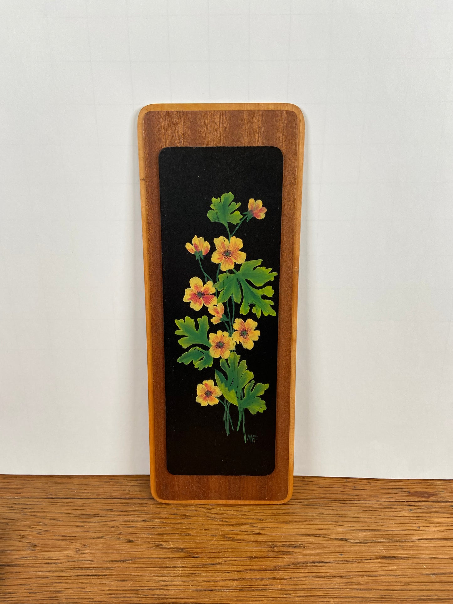 Vintage schilderij bloem