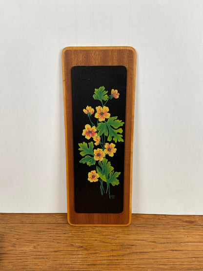 Vintage schilderij bloem