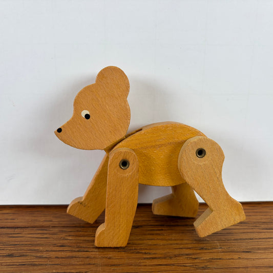 Vintage houten beertje