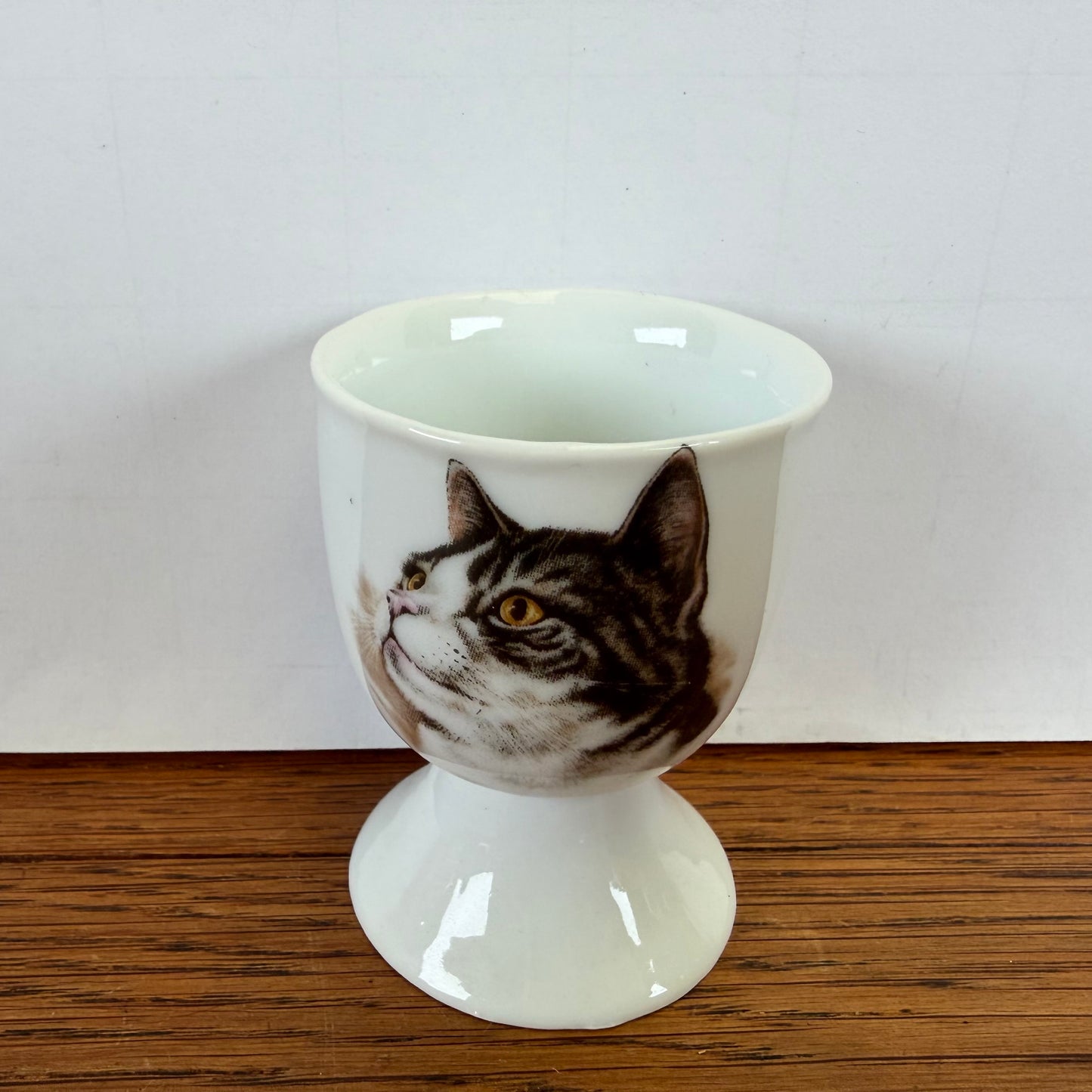Vintage eierdopje kat