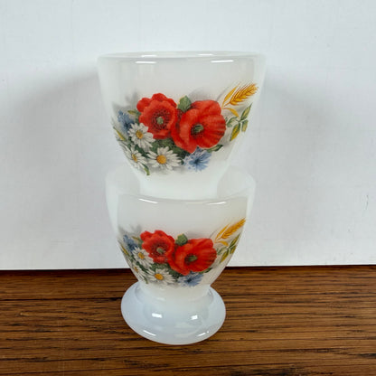 Arcopal eierdopjes klaprozen