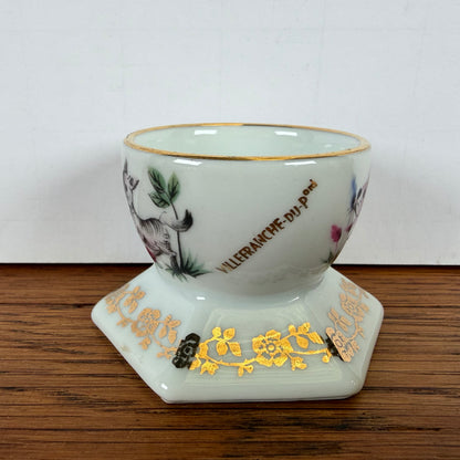 Porseleinen eierdopje Limoges