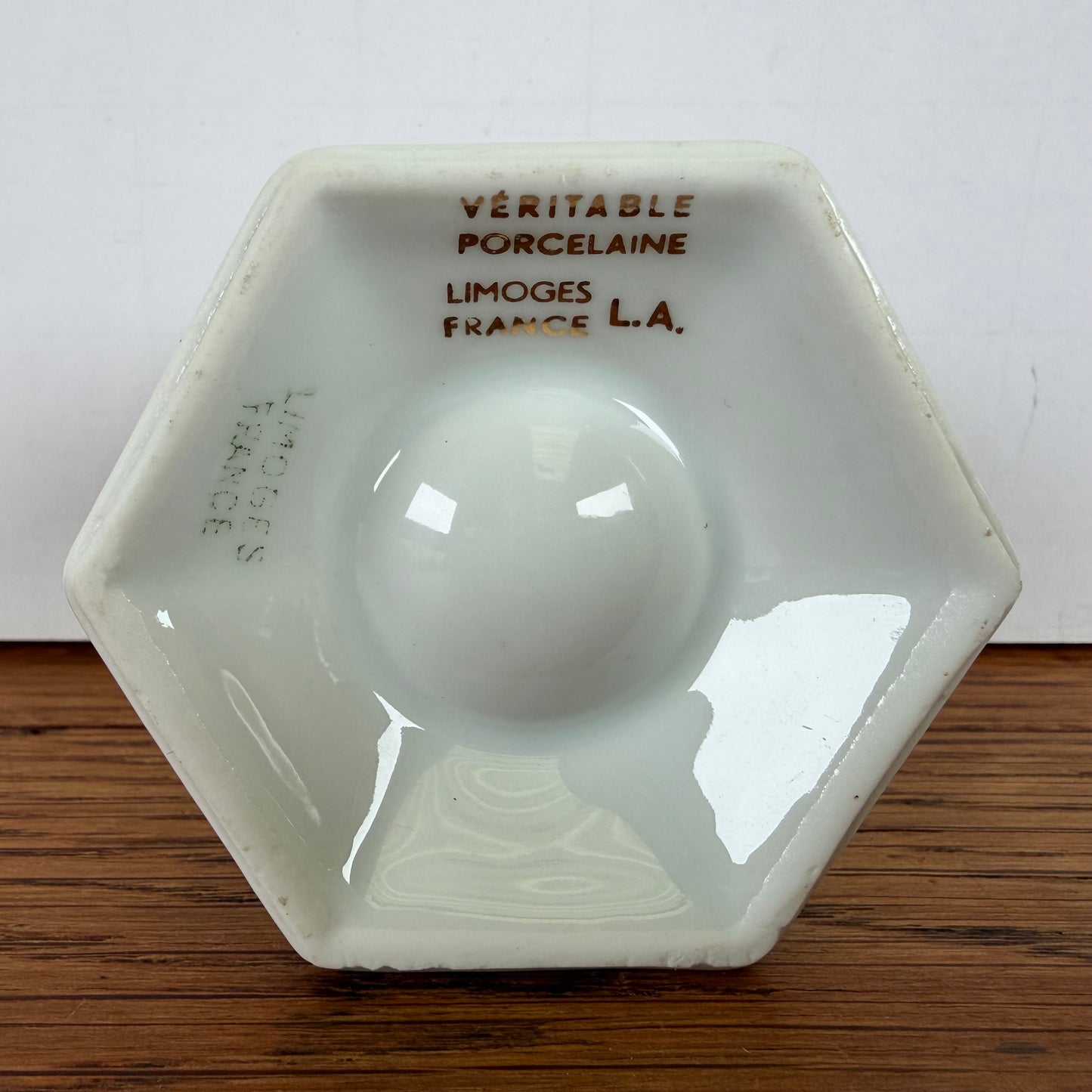 Porseleinen eierdopje Limoges