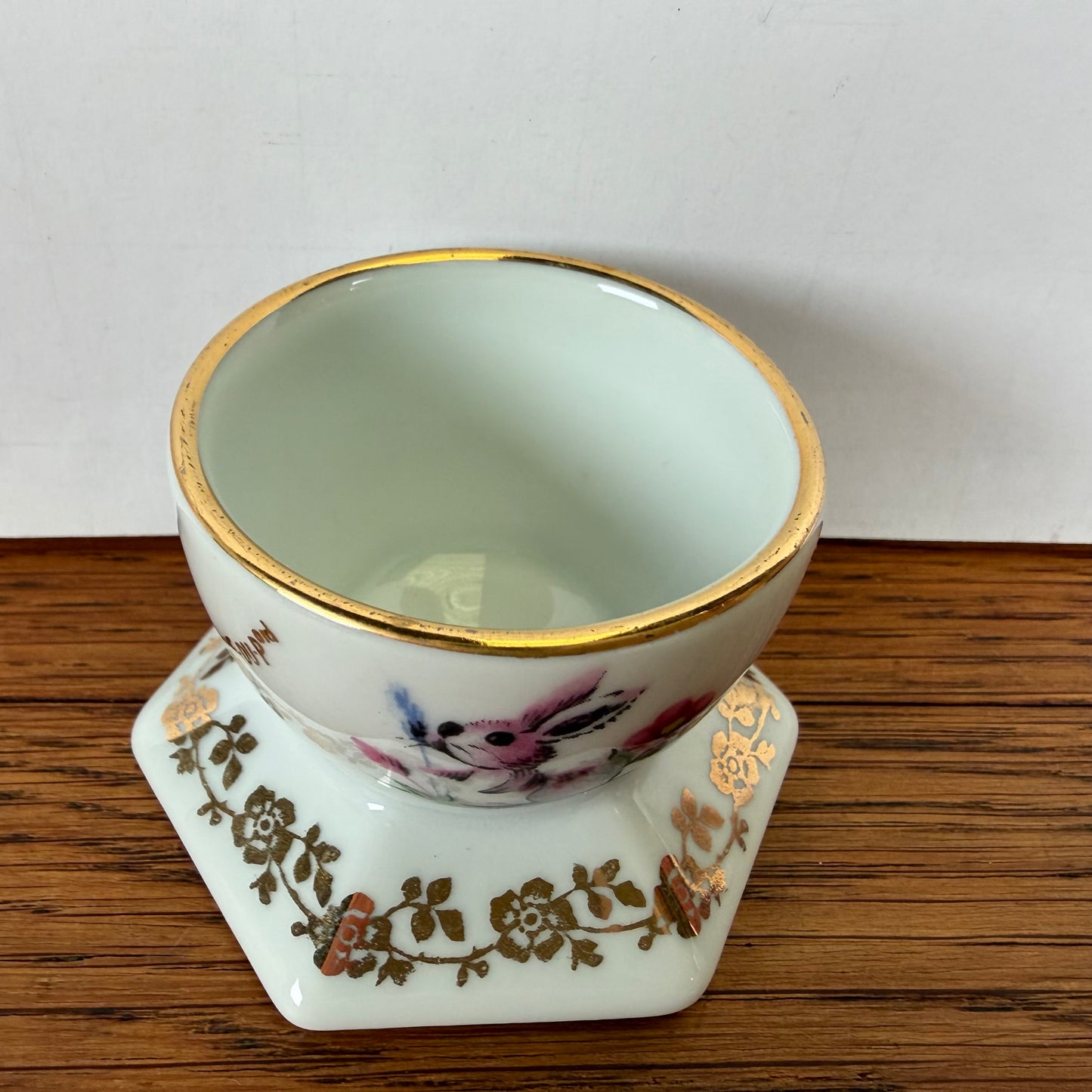 Porseleinen eierdopje Limoges