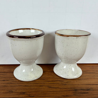 Vintage eierdopjes wilde bloemen