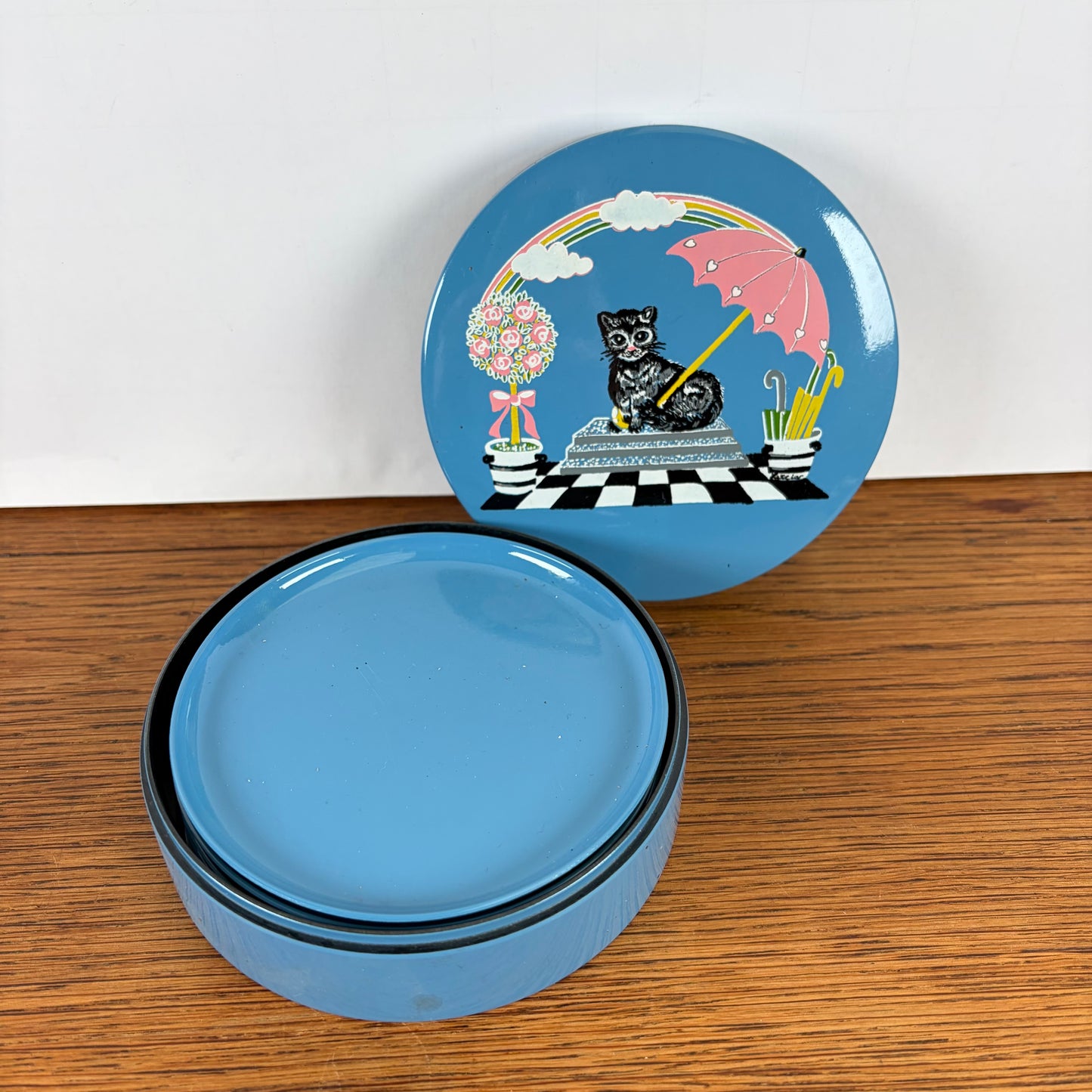 Vintage onderzetters katten