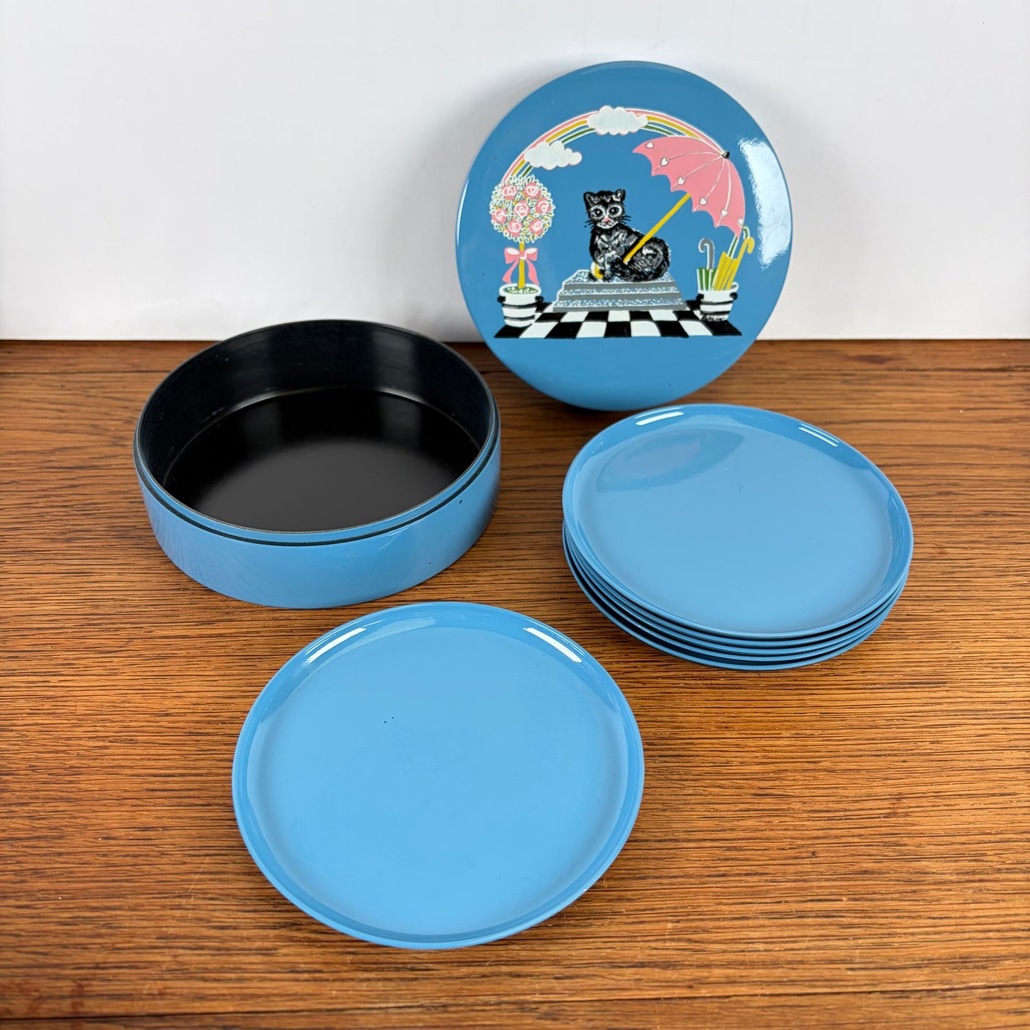 Vintage onderzetters katten