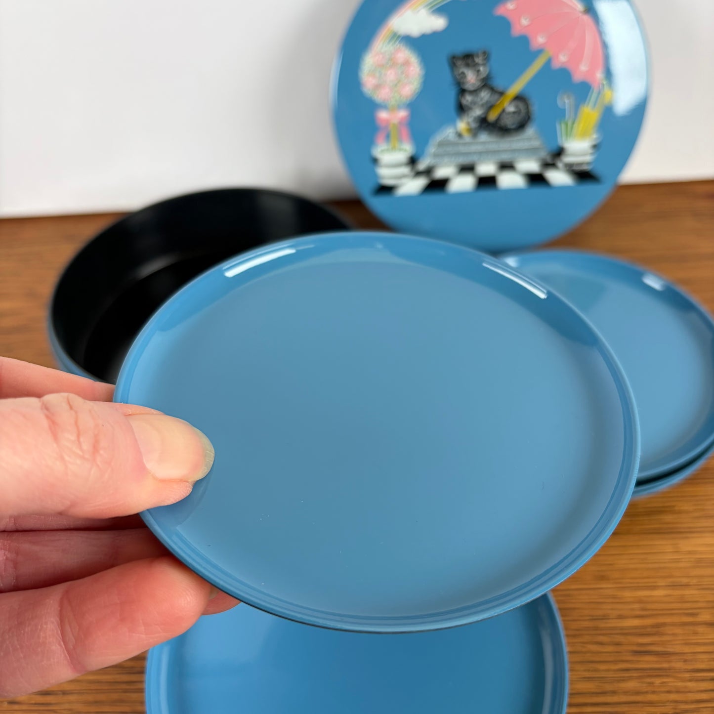 Vintage onderzetters katten