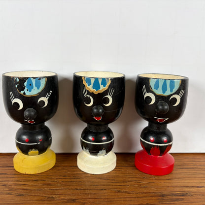 Vintage eierdopjes jaren 50