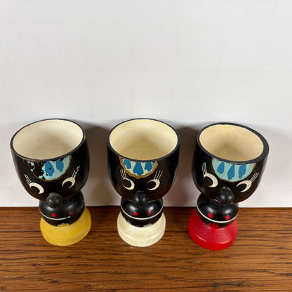 Vintage eierdopjes jaren 50