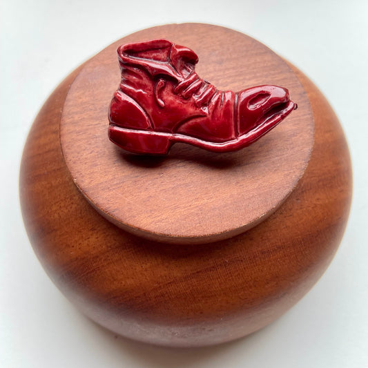 Vintage broche schoen