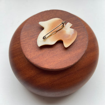 Vintage broche blaadje