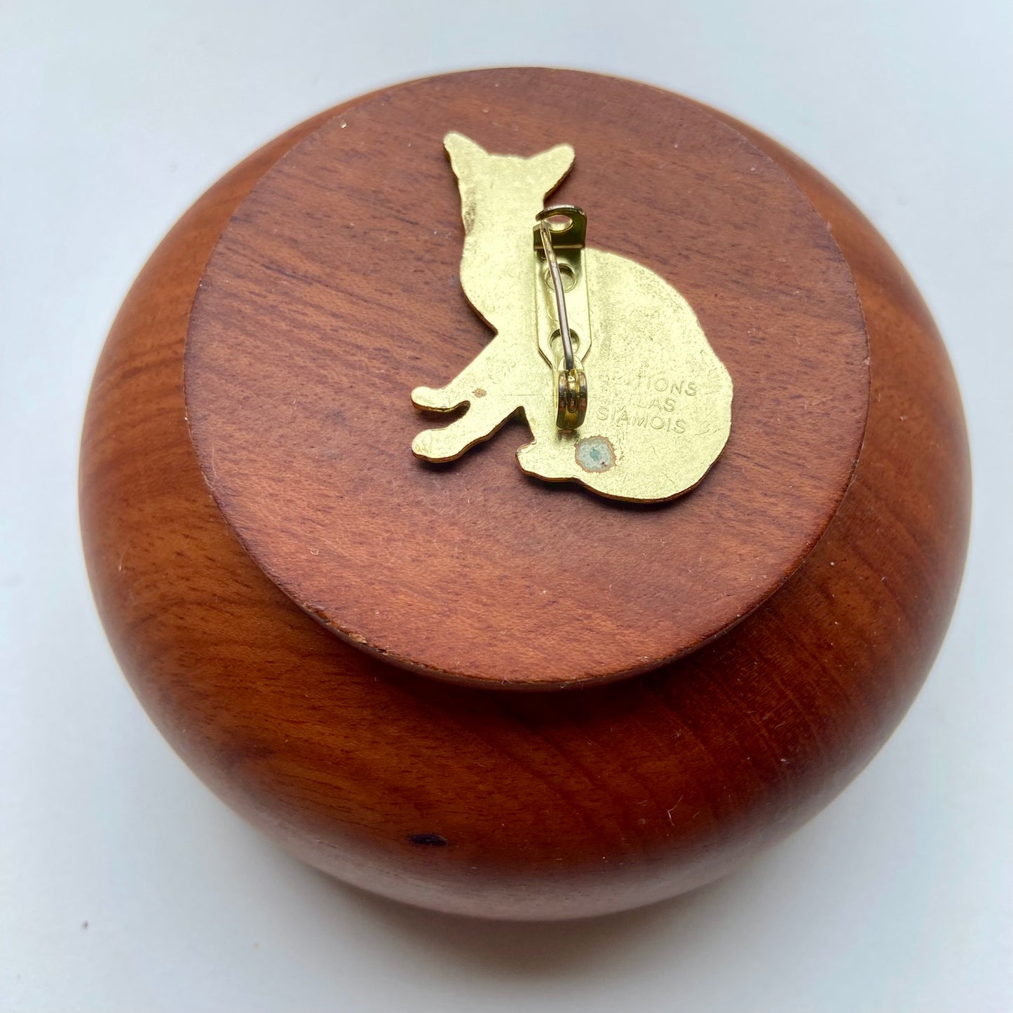 Vintage broche Siamese kat